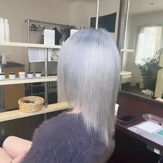 カラー 編み込みエクステ/ ハイトーン りょすけのヘアスタイル