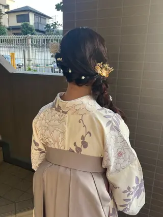 ヘアアレンジ yukari 艶髪ヘアのヘアスタイル