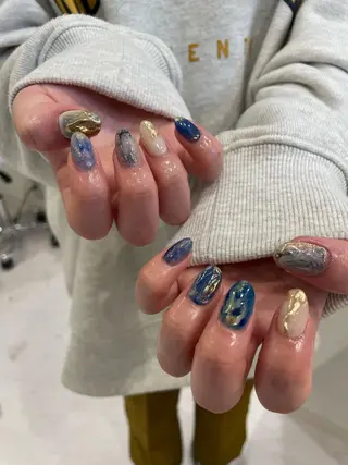 ネイル 束感まつ毛/ネイル/ LED♥KIRARAのマツエク・マツパデザイン