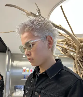 ショート カラー メンズ 【圧倒的センス】 まる/メンズカラーのヘアスタイル