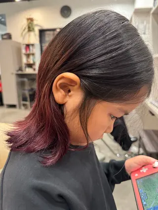 ミディアム カラー キッズ dog star 関 海斗のヘアスタイル