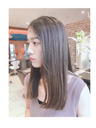 ロング yui nishiwakiのヘアスタイル