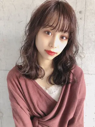 セミロング サロウィン銀座ray店所属・シノヅカ ケンゾーのヘアスタイル