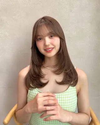 セミロング 磯部 拓磨のヘアスタイル