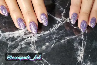 ミディアム ネイル クロキ 。のネイルデザイン