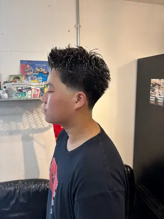 ショート メンズ 川端 隼平のヘアスタイル