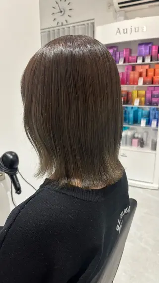 ミディアム カラー 艶感×抜け感hair /ReLit 正源のヘアスタイル