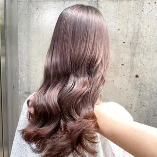 ロング カラー 縮毛矯正/髪質改善 /韓国風　山川春輝のヘアスタイル