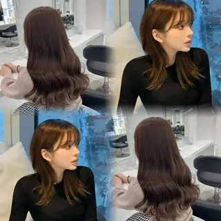 ミディアム カラー 💎透明感カラー /kaito💎のヘアスタイル