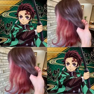 ミディアム カラー サロウィン千葉所属・サロウィン千葉店 Toshikiのヘアスタイル