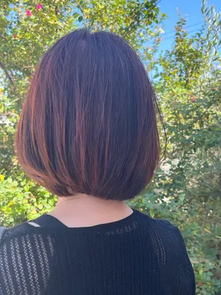 カラー 山本 穂乃花のヘアスタイル