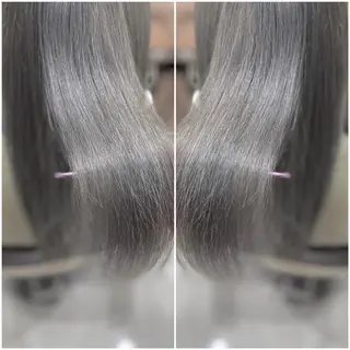 セミロング カラー 全席個室 暖色カラー Zina松園優香🌸のヘアスタイル