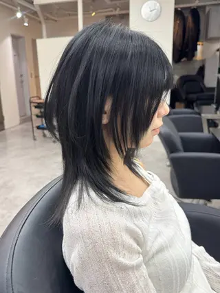 ミディアム カラー 🎀盛れる顔周り×レ イヤー×透明感/米田のヘアスタイル