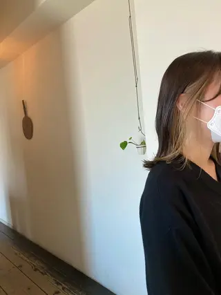 ミディアム カラー 前川 華恋 / room3のヘアスタイル