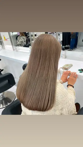 カラー 似合わせ💗透け感 💗うる艶カラー💗のヘアスタイル