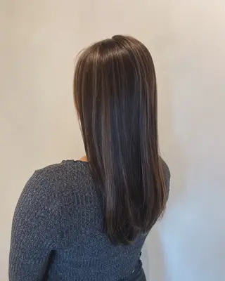 セミロング カラー ヘアアレンジ/ カラー/hazukiのヘアスタイル