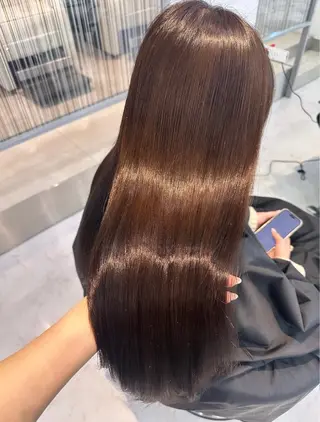 ロング カラー パーマ 縮毛矯正/ネイル 🌻ひまわり🌻のヘアスタイル