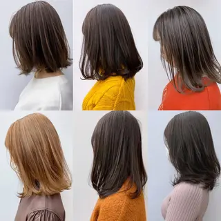 ロング カラー N゜jillva ナンバージルバのヘアスタイル