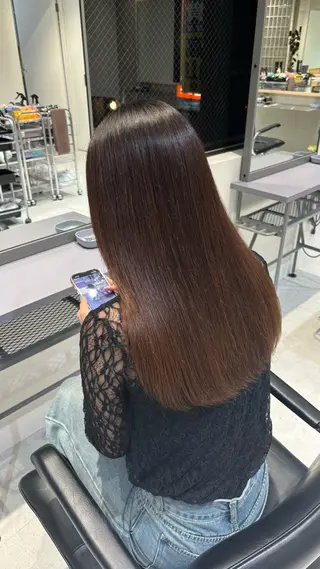カラー パーマ techné所属・techné / 塔尾真那のヘアスタイル