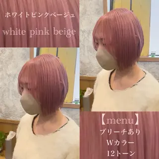 ミディアム カラー Agu hair TENOE大宮氷川参道店所属・透明感艶感カラー ボブスタイル増田のヘアスタイル