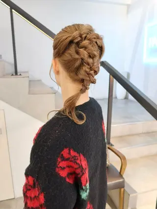 セミロング カラー 顔周りカット/透明感 カラー✂️MEIのヘアスタイル