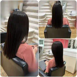 ロング カラー カラーダメージが艶々 『ケア特化店』KONのヘアスタイル