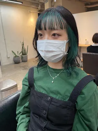 ミディアム 斎藤祐樹 /レイヤー/パーマのヘアスタイル