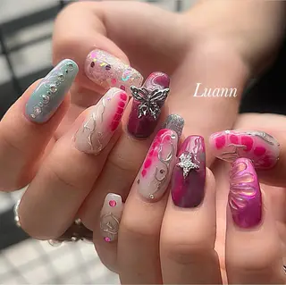 ネイル Luann nail所属・Luann nail Sakiのネイルデザイン
