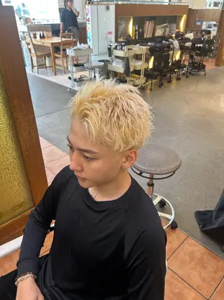 ショート カラー メンズ 🎱メンズカット特化 No.1 Tum🎱のヘアスタイル