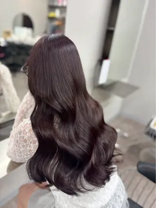 ロング 青木 舞佳のヘアスタイル