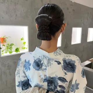 ヘアアレンジ 🦋Misaki🦋 メンズパーマ/着付けのヘアスタイル