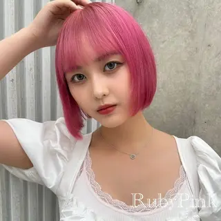 カラー 艶髪ハイトーン /RYUUKI/栄のヘアスタイル