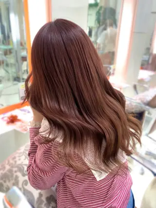 セミロング カラー 韓国ヘア/髪質改善 /艶カラー/sahoのヘアスタイル