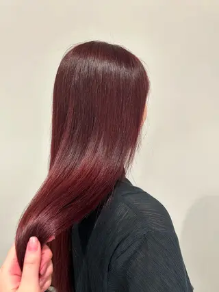 ロング カラー メンズパーマ/ ハイトーン/Runoのヘアスタイル