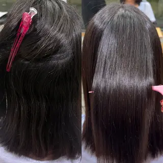 セミロング 透明感カラー ／kana‎🤍のヘアスタイル