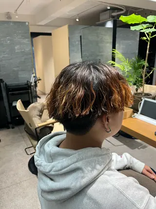 パーマ メンズ ０円メンズカット✂️ ／浅野未来🌼.*のヘアスタイル