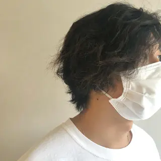 パーマ メンズ 🌐👽フクイ キララ🌎💎のヘアスタイル