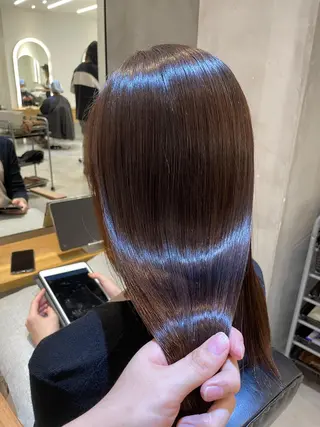 セミロング 💍美髪矯正💍 山田　涼也のヘアスタイル