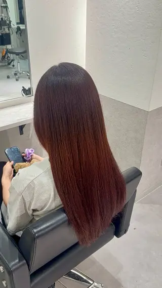 カラー ciera. アオイのヘアスタイル