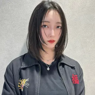 ミディアム カラー FERiCIA. 表参道所属・レイヤーカット 🪄吉野翔悟のヘアスタイル