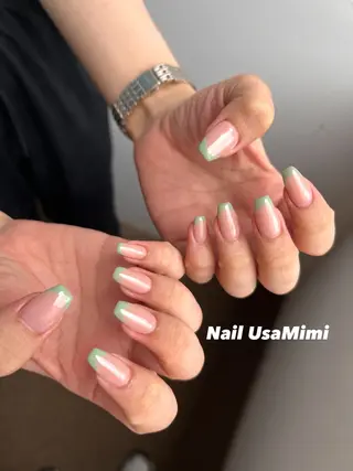 セミロング 本町Nail Usa Mimi  SAKIのネイルデザイン