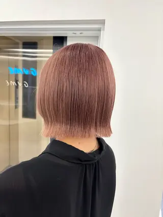 ミディアム 🥨ケアブリーチ🥨 栄 かのんのヘアスタイル