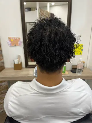 ショート パーマ 薮内 香保里のヘアスタイル
