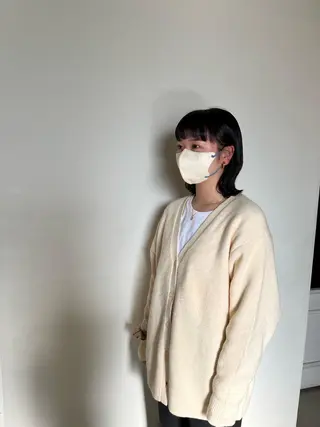 ミディアム カラー 前川 華恋 / room3のヘアスタイル