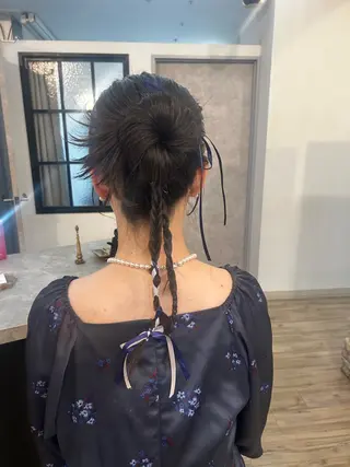 ヘアアレンジ 🤍ハイトーン🤍 マツモトミナミ🦋のヘアスタイル