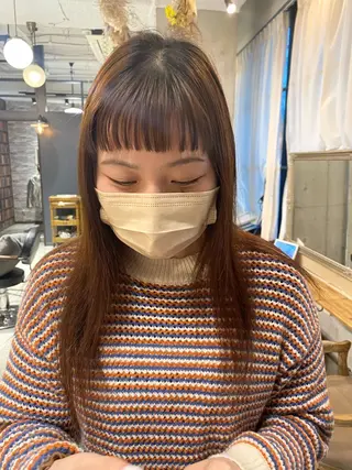 セミロング 透明感カラー 🩰asumiのヘアスタイル