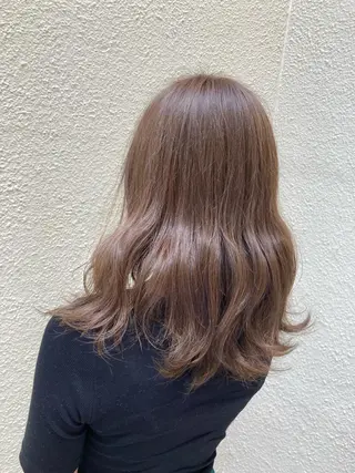 セミロング カラー 丹田 龍輔のヘアスタイル