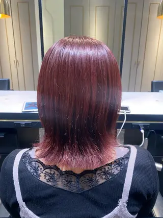 ミディアム カラー 美髪×髪質改善 🖤Yukineのヘアスタイル