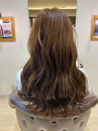 ロング カラー ヘアアレンジ アンプヘアー  西京極店所属・unpeuhair/ 宮岡　光希のその他イメージ