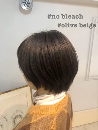 ショート カラー 🤍中野 レオ🤍のヘアスタイル